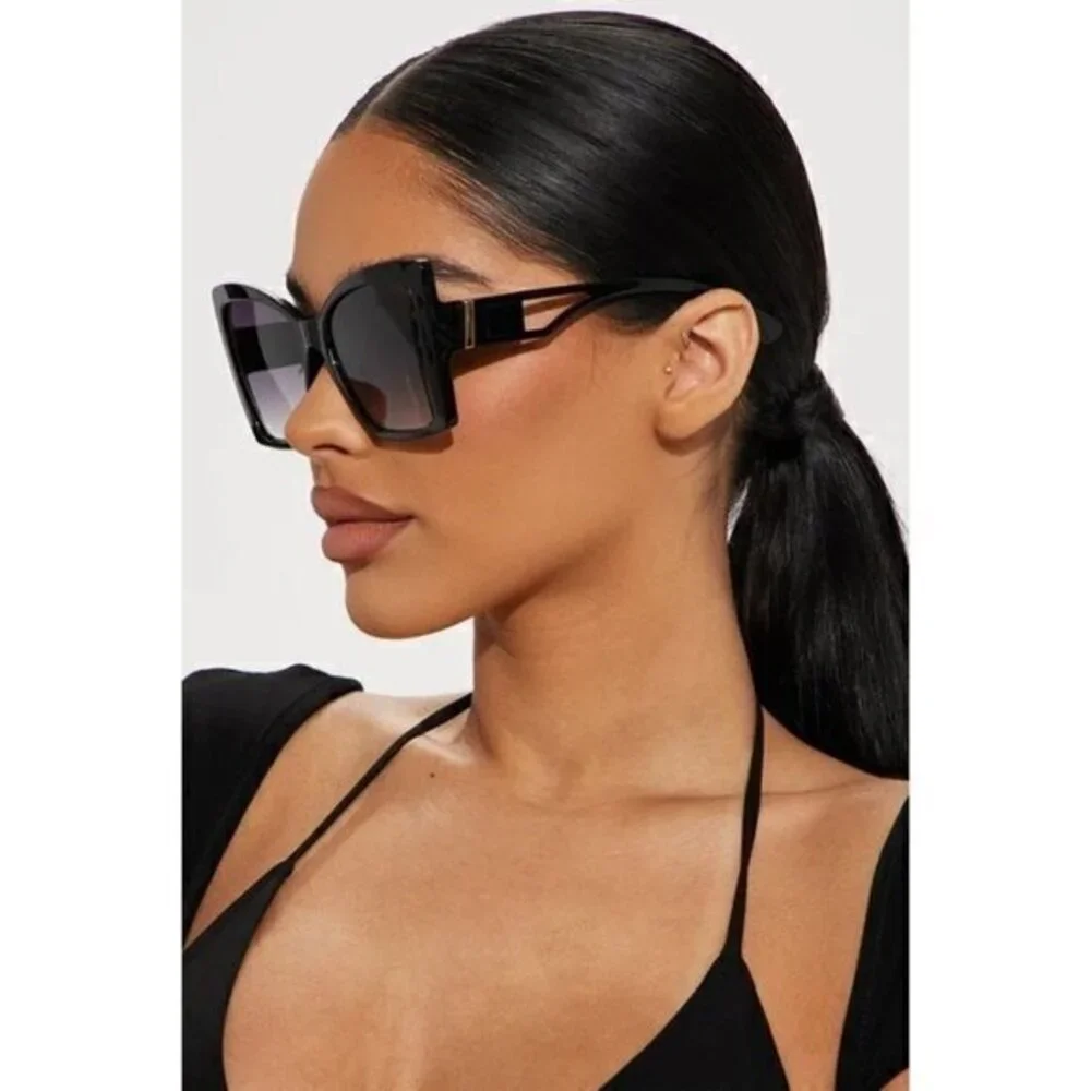 Purrfectly‎ Yours Cat Eye Frame Sunglasses Black